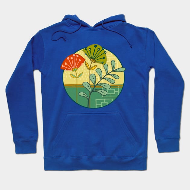 MID-MORNING MODERN Fan Blox Hoodie by rorabeenie